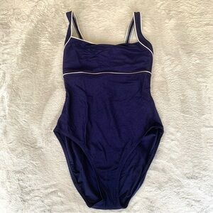 Vintage Cole of California Blue Swimsuit One Piece